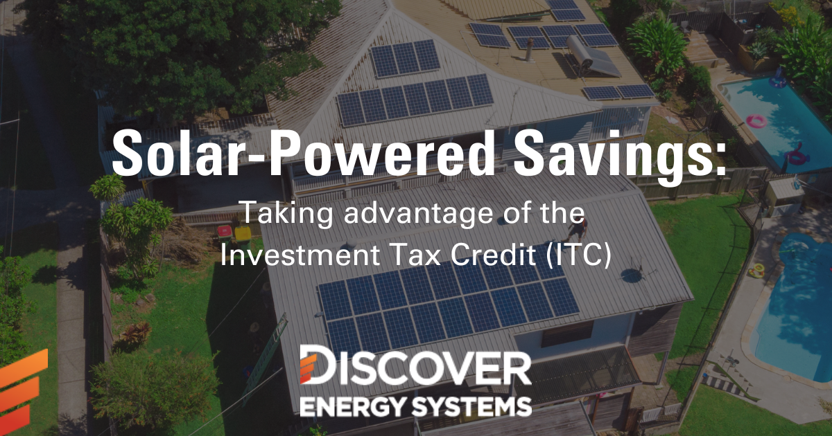 Take Advantage of the Solar Investment Tax Credit